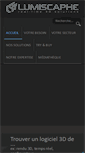 Mobile Screenshot of lumiscaphe.com